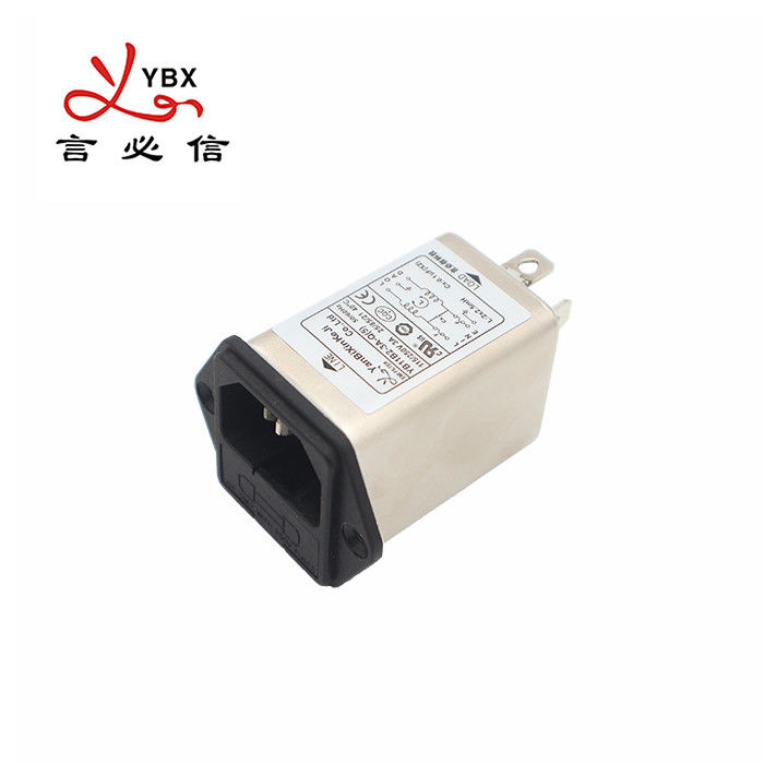 कॉफी उपकरण के लिए IP40 सिंगल फेज ईएमआई पावर फिल्टर IP40 250VDC